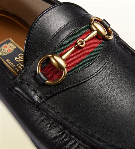 black gucci loafers mens|men Gucci loafers brown style.